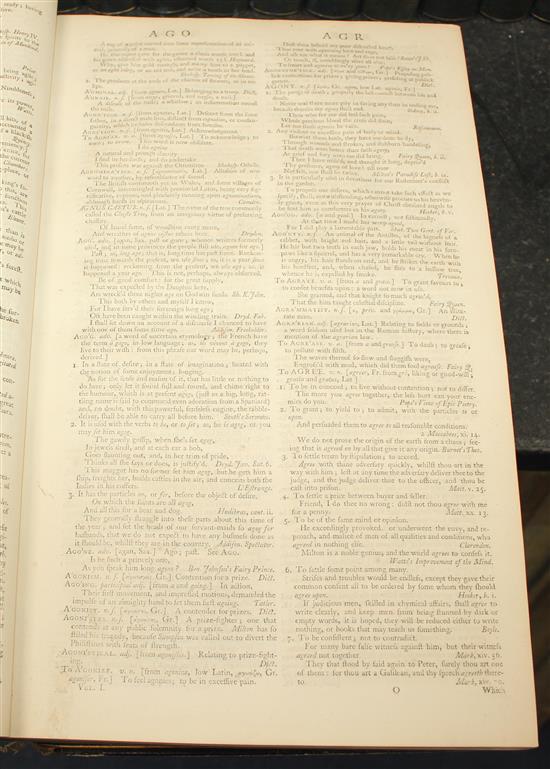 Johnson, Samuel - A Dictionary of the English Language,